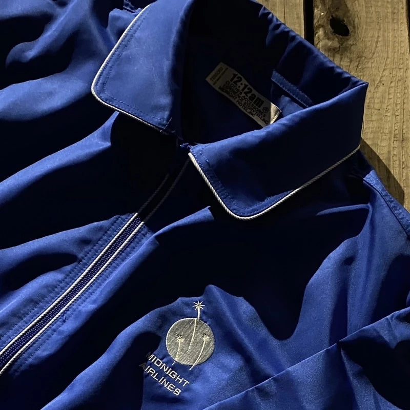 【12⋮12am 】Midnight Airlines Vintage Windbreaker