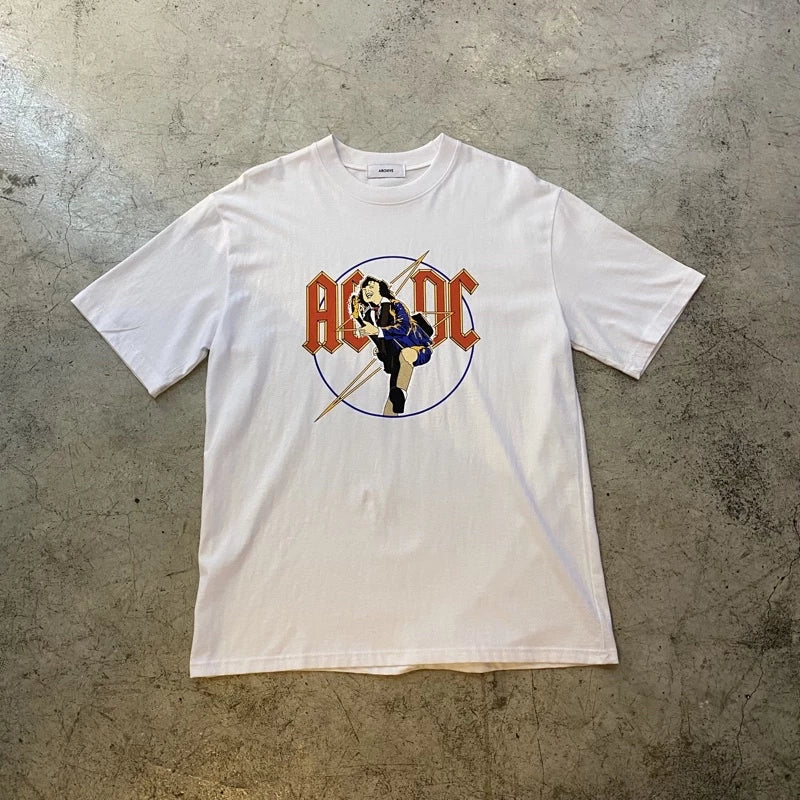 【12:12am】ACDC band Tee
