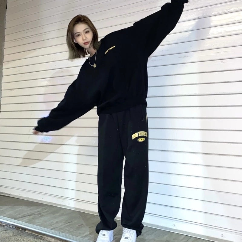 【12:12am】1001 Night Sport Pants(Black/White)