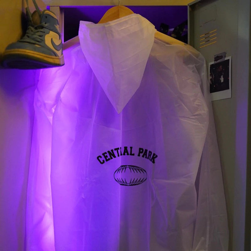 【12⋮12am 】Central Park Pray Raincoat