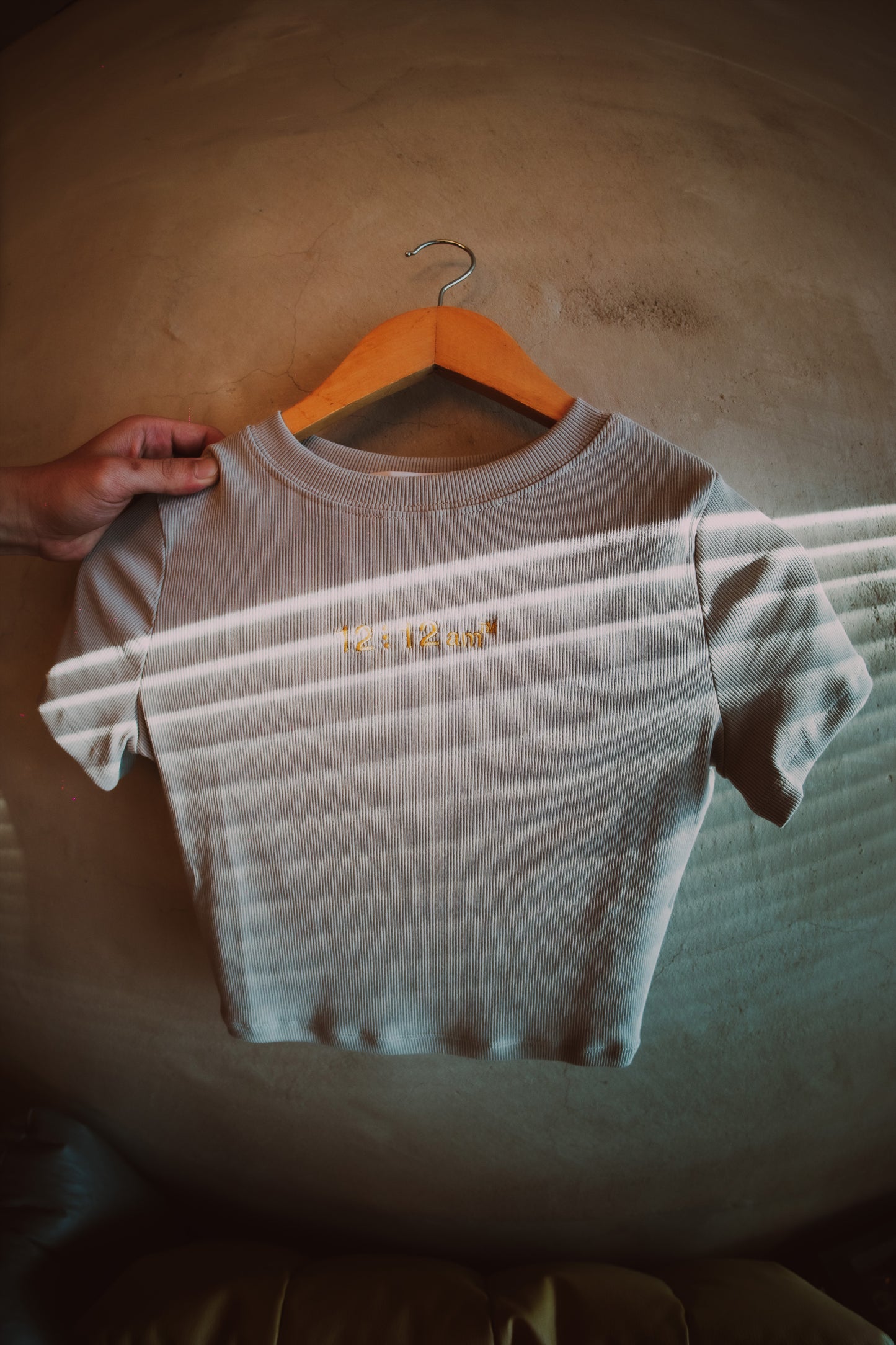 12⋮12am Elastic Slim-Fit Cropped Tee 彈性修身短版TEE