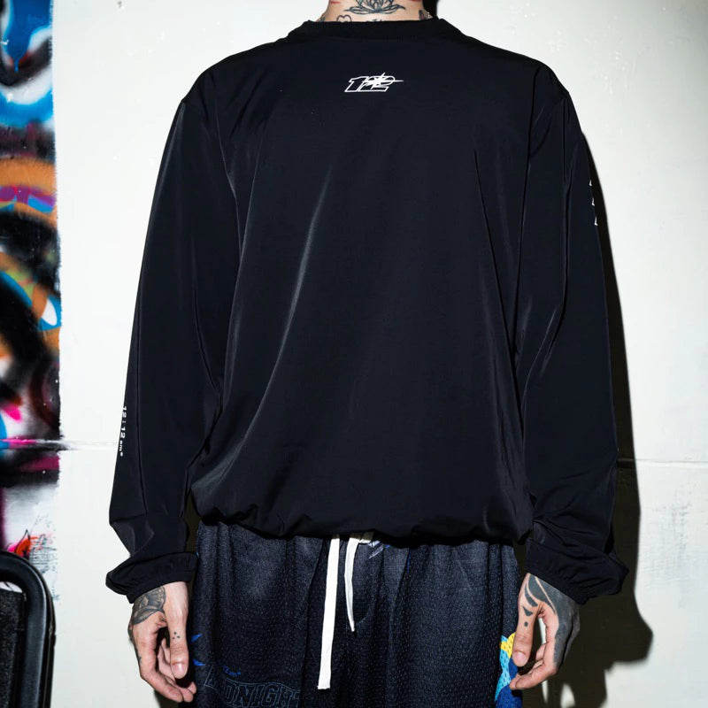 【12:12am】Midnight Airlines Long Sleeve Sports Tee