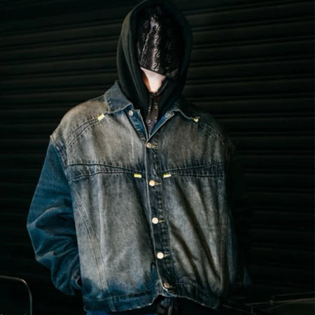 【12⋮12am 】ICHINI Laundered denim jacket