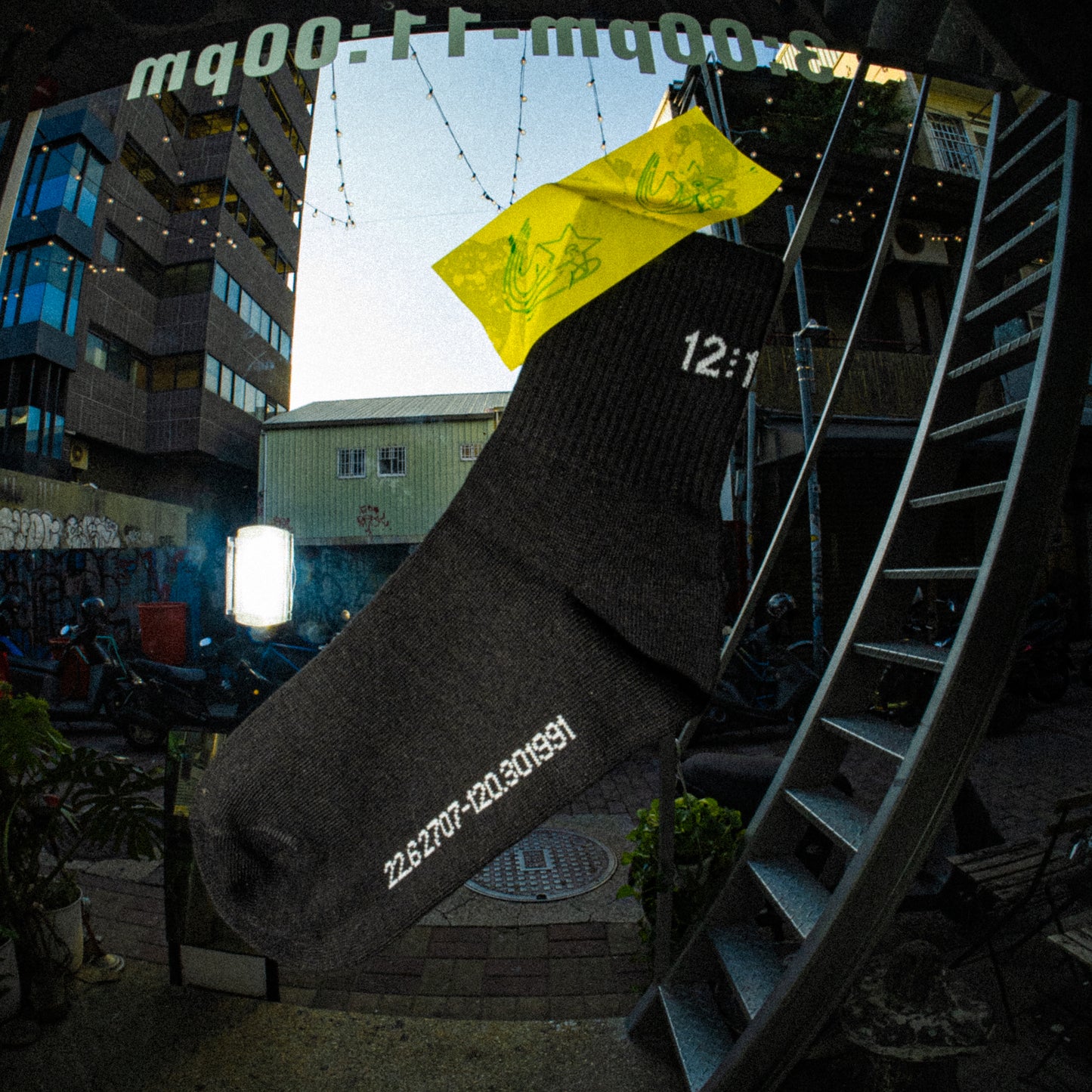 12⋮12am ™️ Logo Socks