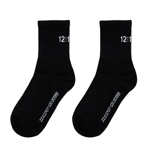 12⋮12am ™️ Logo Socks