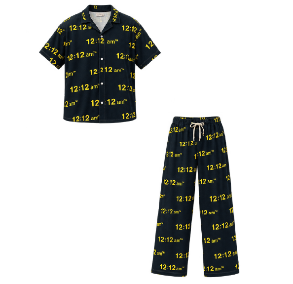 【12:12am】Logo睡衣套裝組 Logo Pajama Set