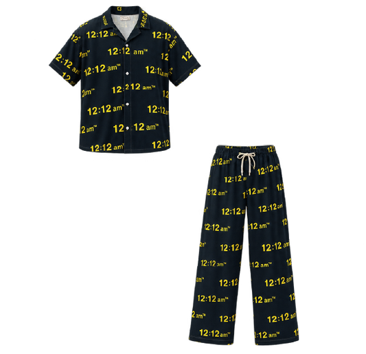 【12:12am】Logo睡衣套裝組 Logo Pajama Set
