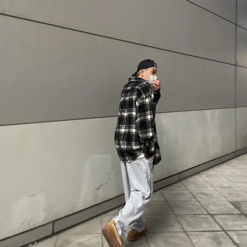 【12:12am】【Second-hand product】Classic check wool coat