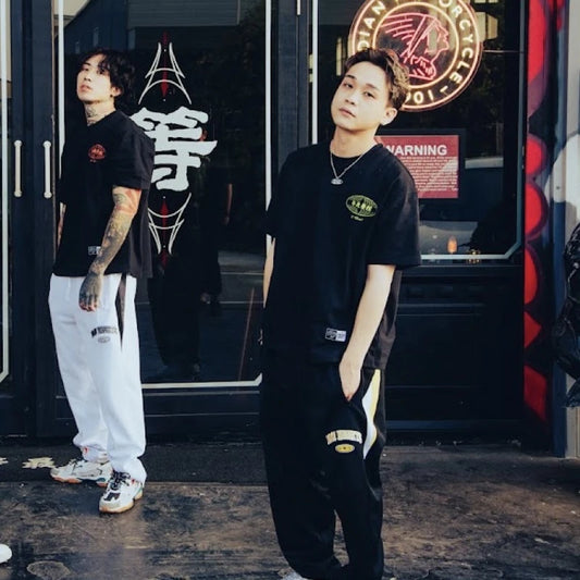 【12:12am】1001 Night Sport Pants（Black/White）