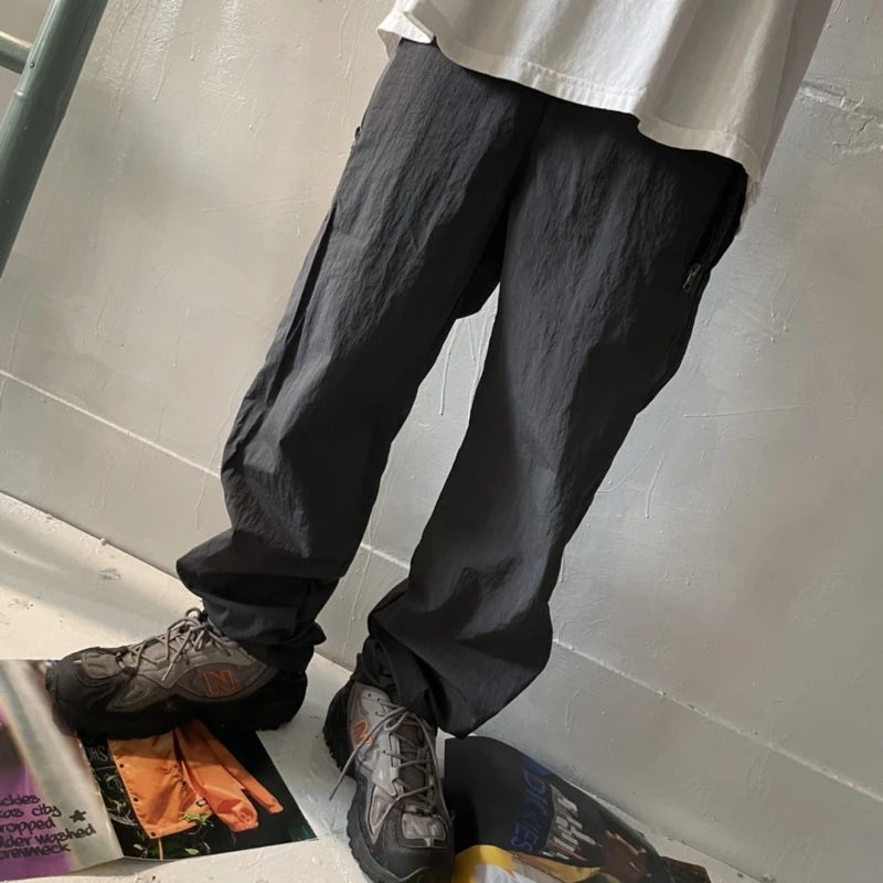 【12:12am】Side Zipper Wind Pants