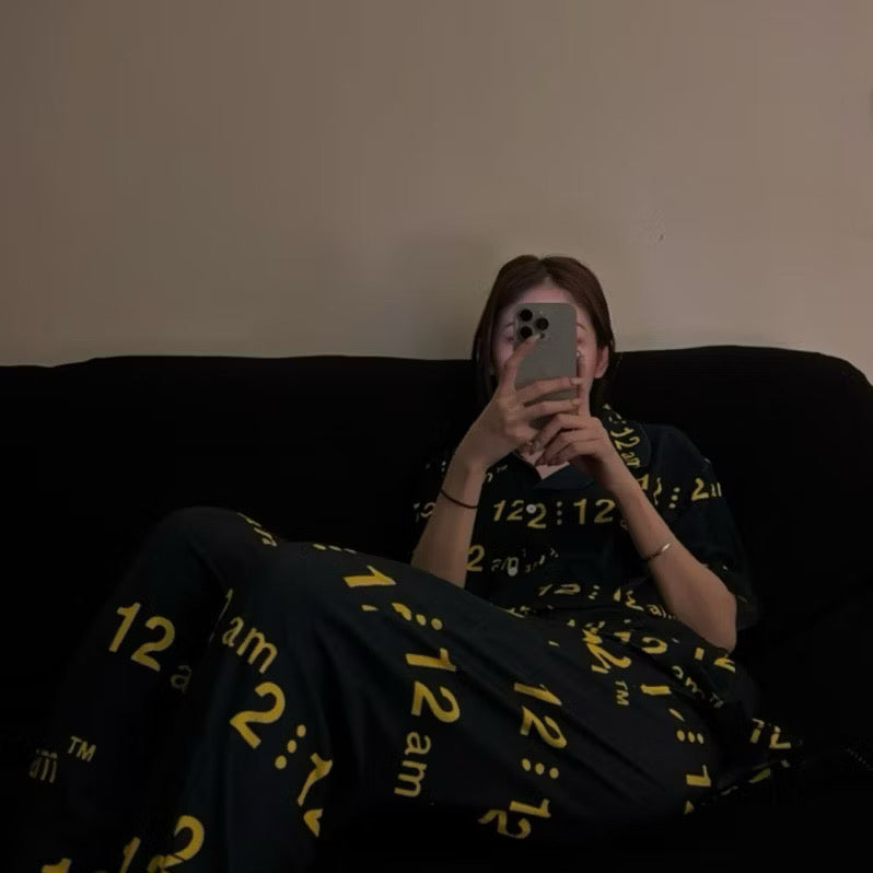Logo睡衣套裝組 Logo Pajama Set
