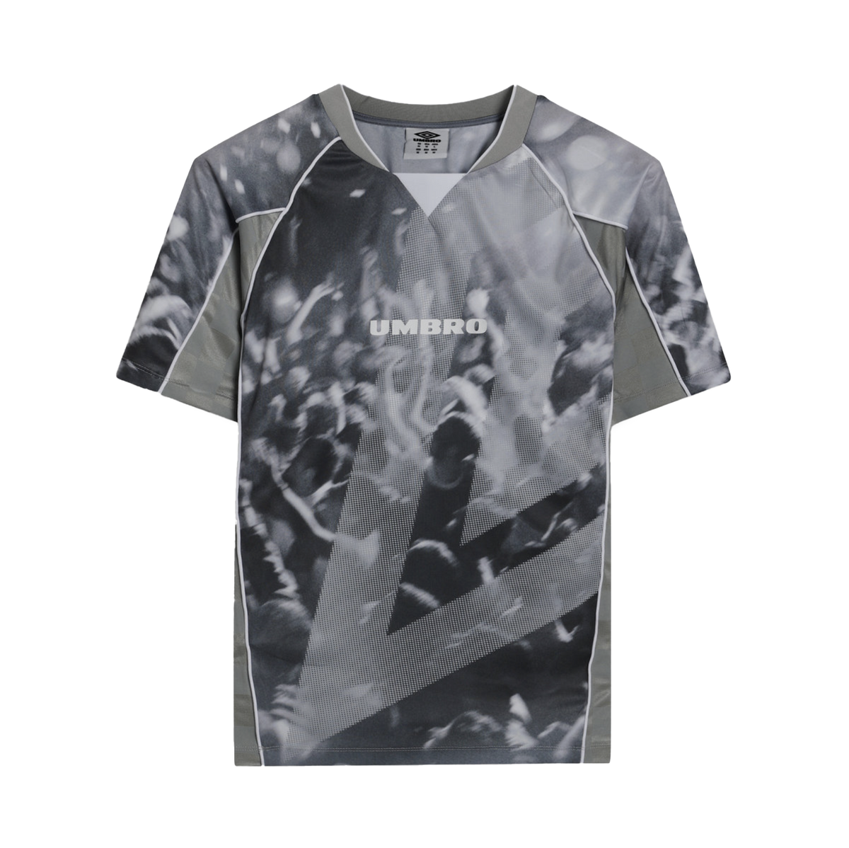 【UMBRO】 Panelled Raglan Shirt 印花拼接拉格蘭袖短T