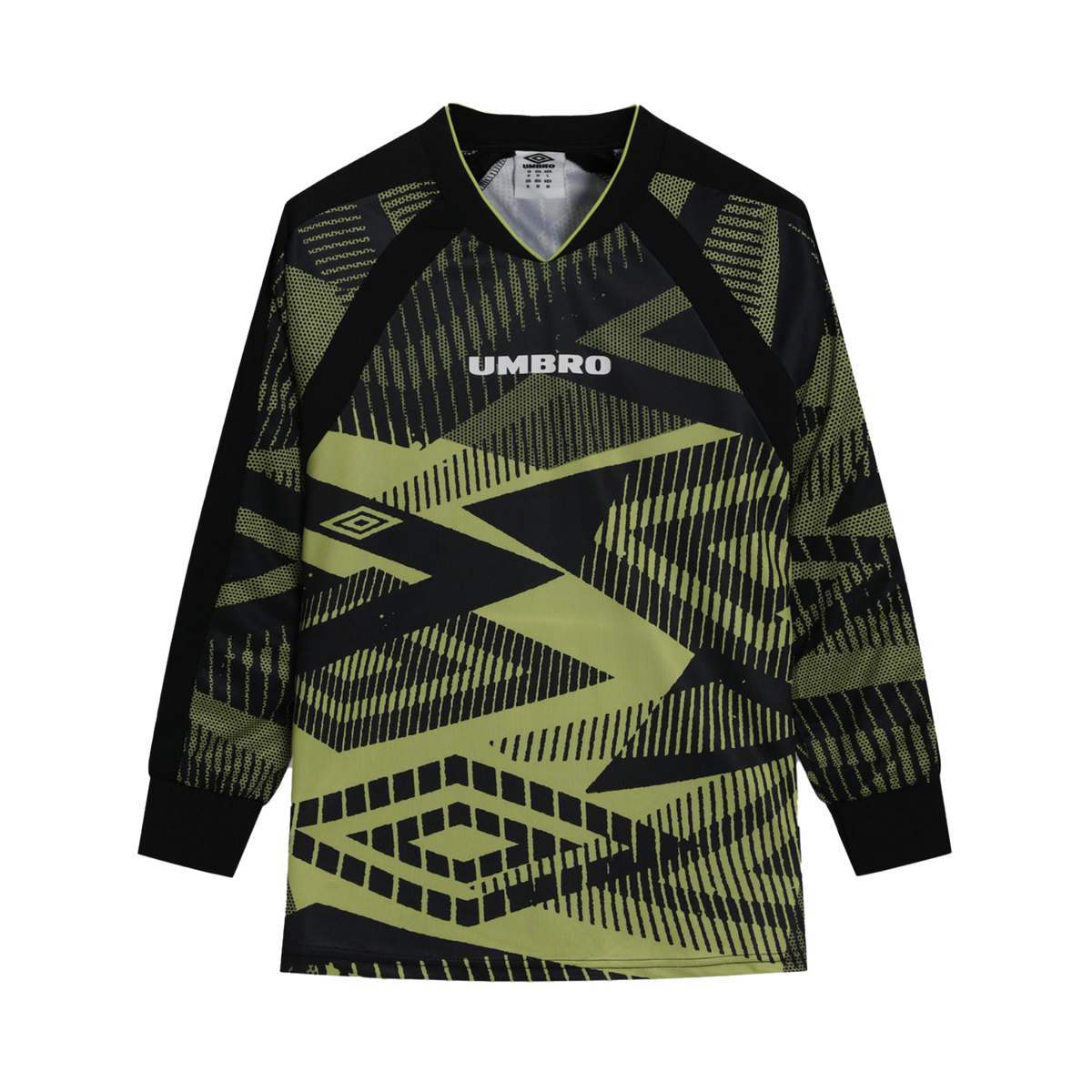 【UMBRO】Retro Geometry Graphic LS Jersey / 復古滿版幾何長袖球衣 (Blokecore Style)