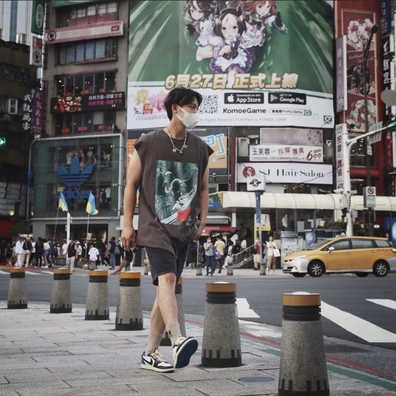 【12:12am】【visual-disorder】SS22 Tarp vest