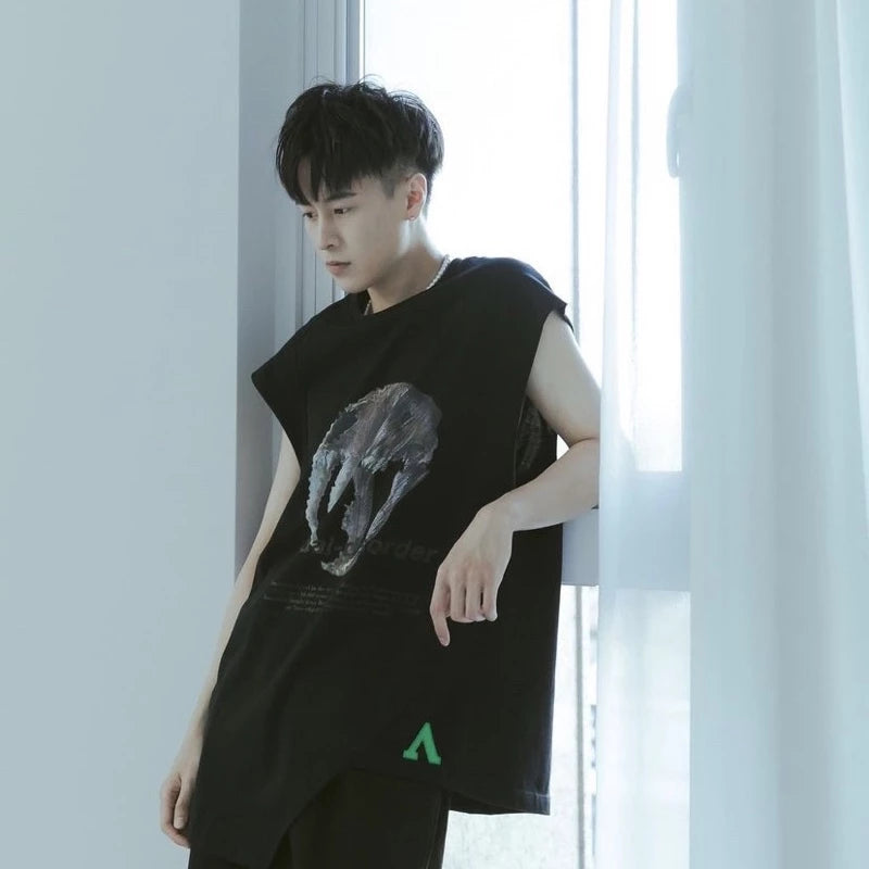 【12:12am】【visual-disorder】SS22 Tarp vest