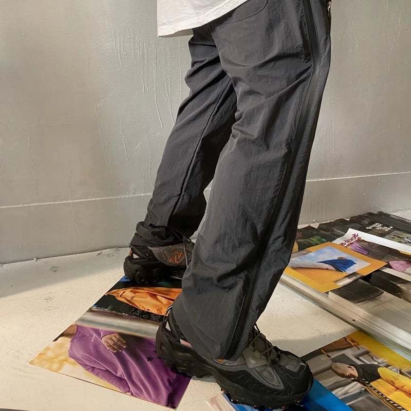 【12:12am】Side Zipper Wind Pants