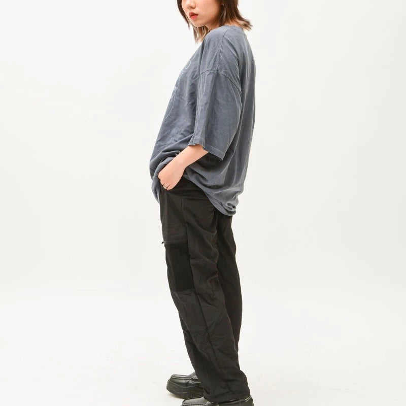 【12:12am】Mesh Pocket Zipper Pants