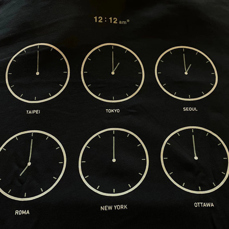 【12⋮12am 】 Luminous UTC Hoodie