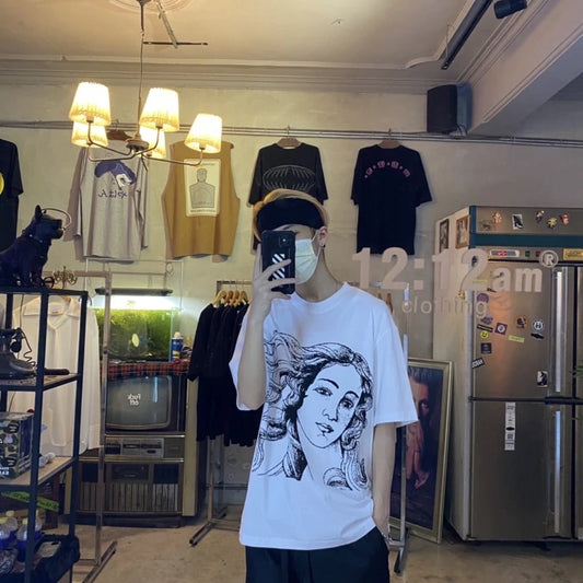 【12:12am】Portrait Sketch T-shirt
