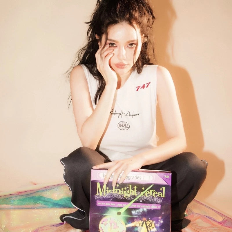 【12:12am】 Midnight Airlines Tank Top