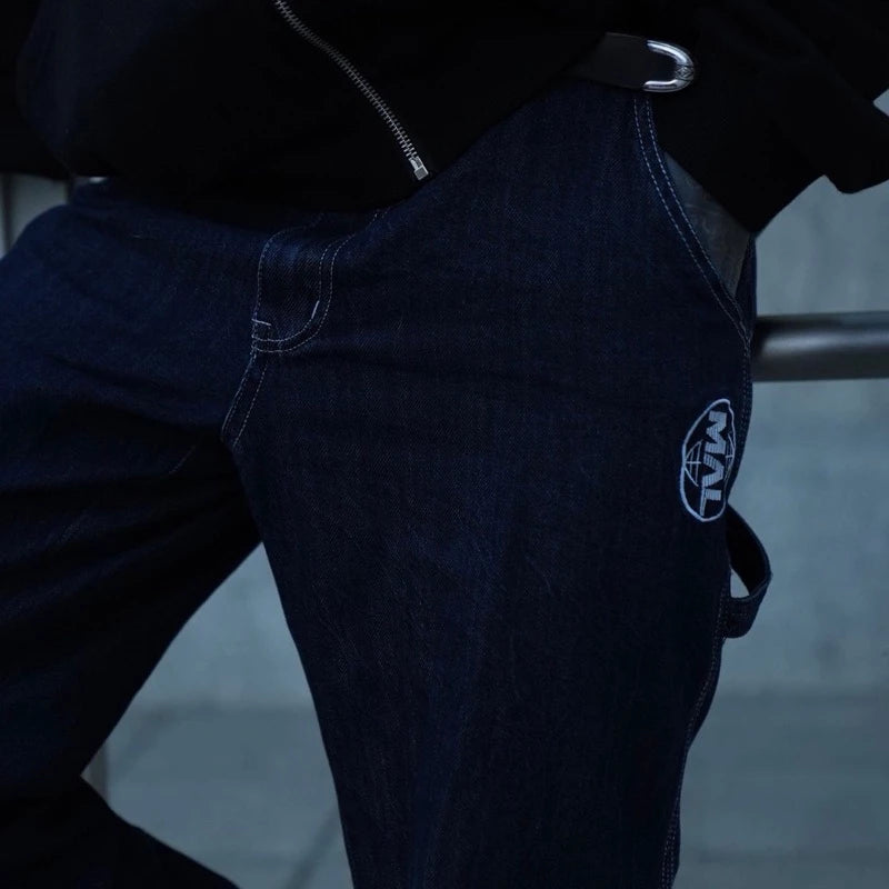 【12⋮12am ™️】Midnight Airlines Painter Jeans