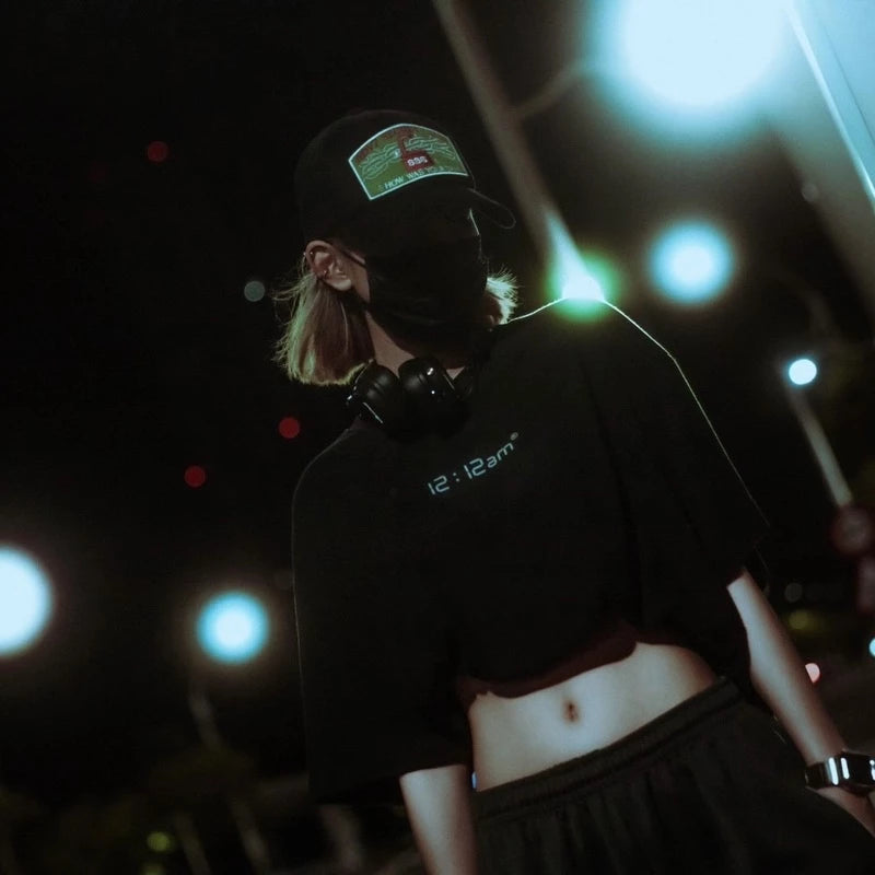 【12:12am】Central Park Reflective Logo Tee