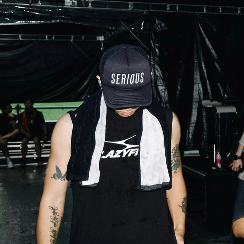 【Streetneige】 SERIOUS Trucker Hat mesh cap