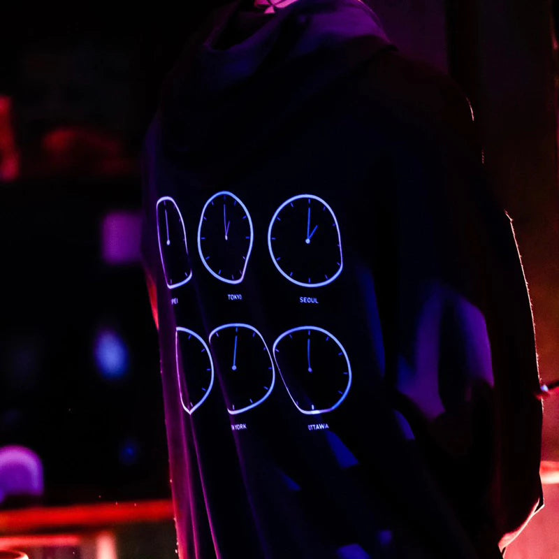 【12⋮12am 】 Luminous UTC Hoodie