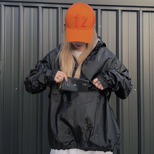 【12:12am】Special material imitation plastic jacket