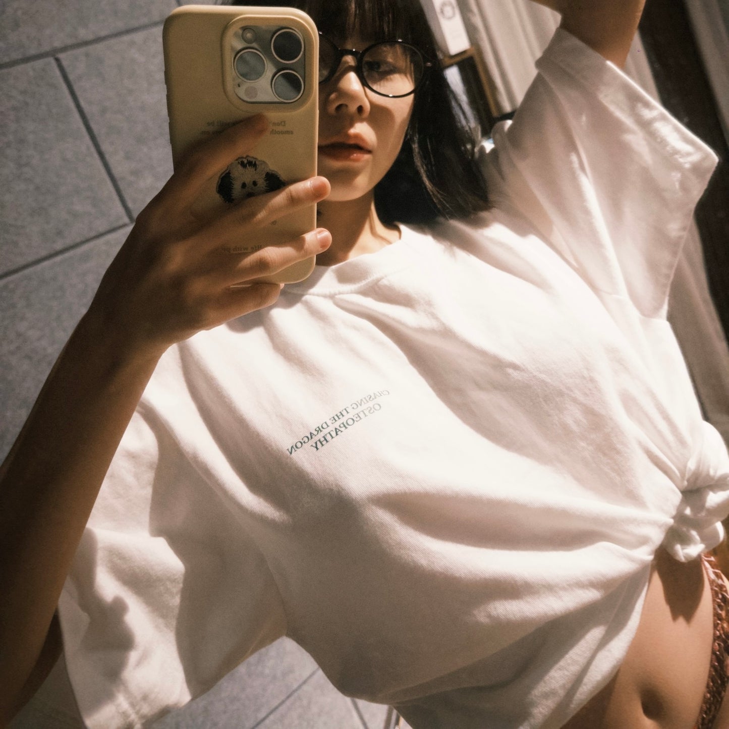 【12:12am】 Dra9on 12 black & white tee