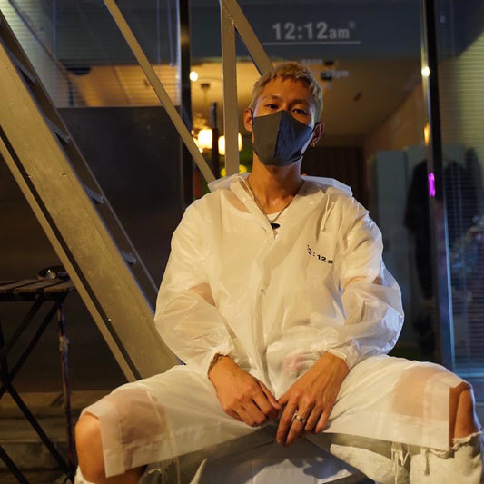 【12⋮12am 】Central Park Pray Raincoat