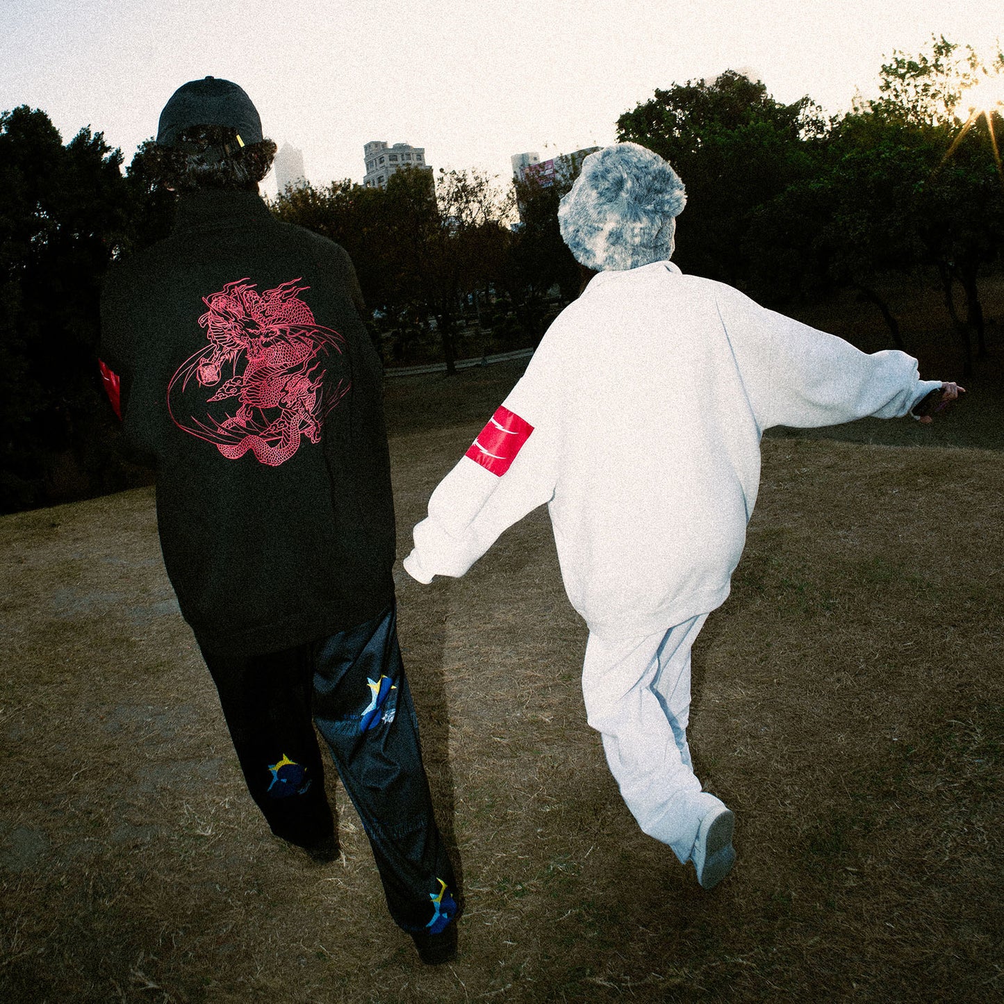 Dragon zip sweatshirt