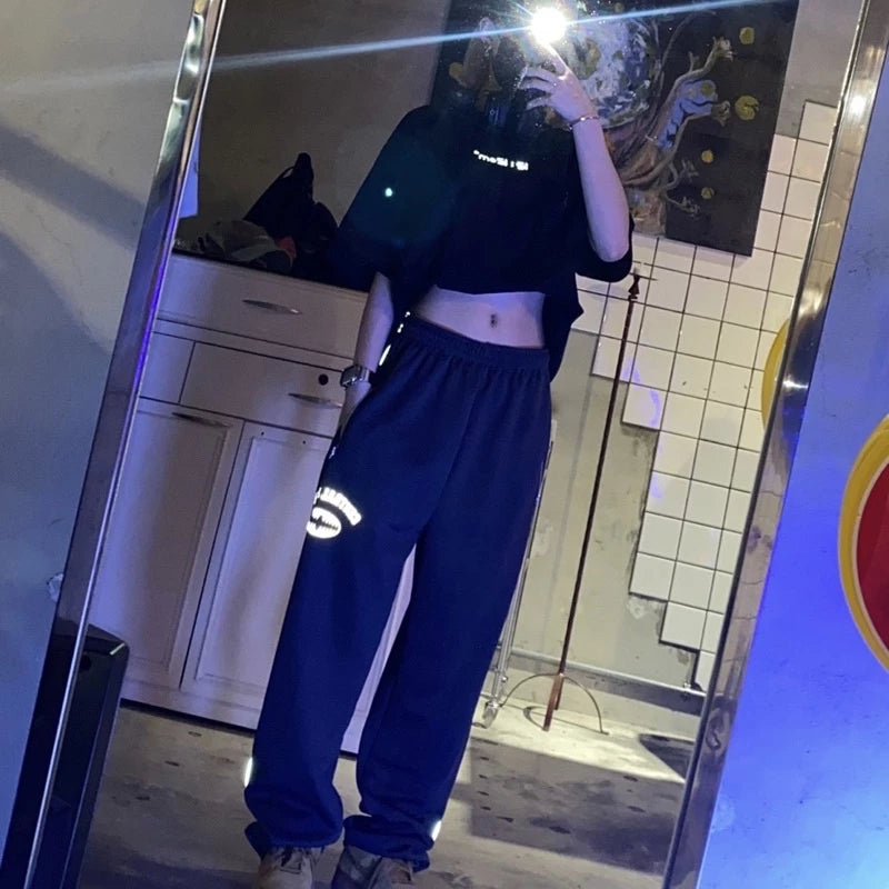 【١٢⋮١٢ صباحًا™️】بنطال رياضي عاكس من سنترال بارك