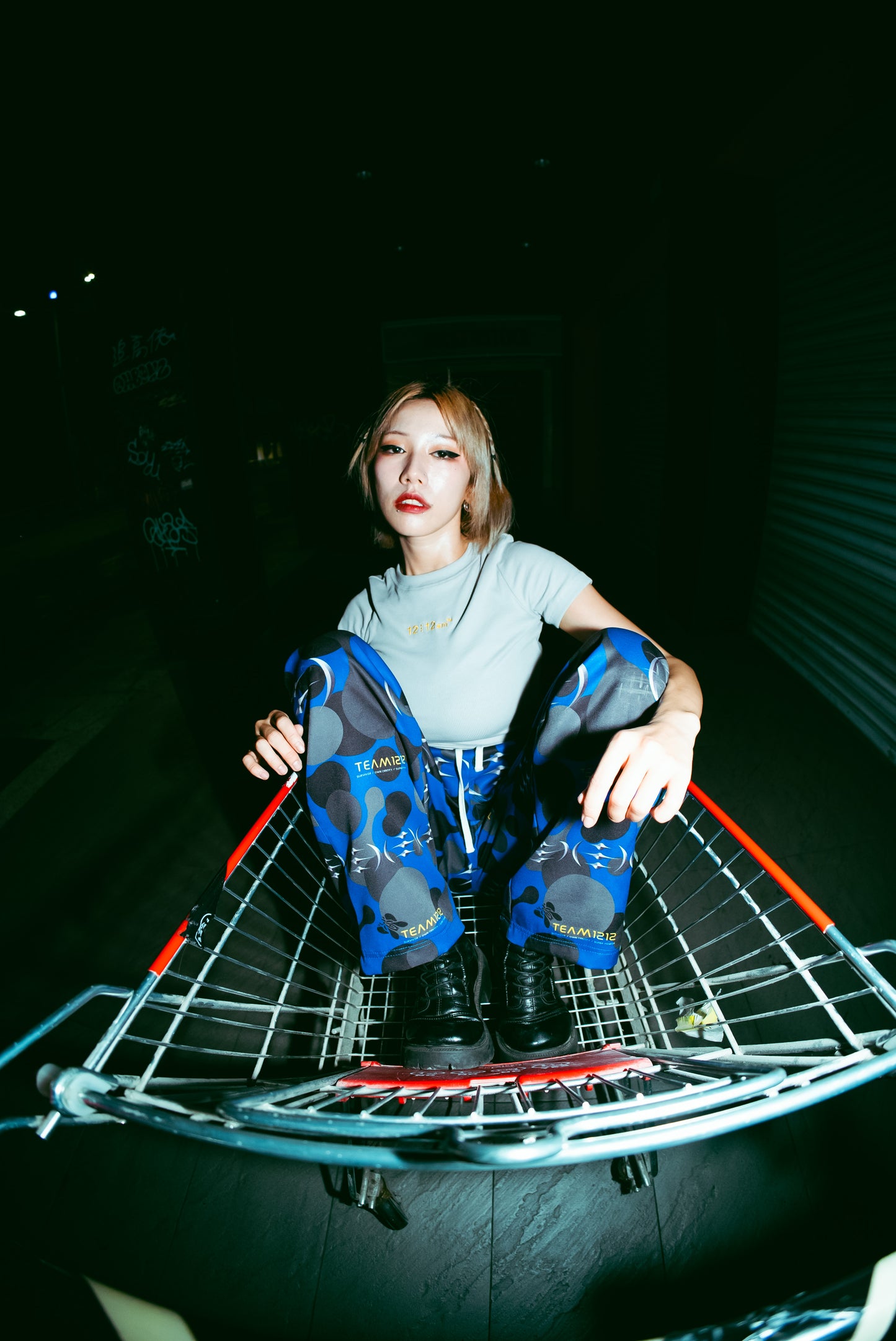 12⋮12am  Elastic Slim-Fit Cropped Tee 彈性修身短版TEE