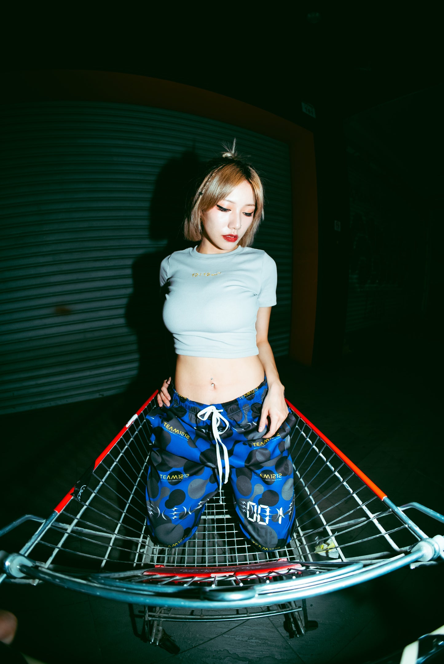 12⋮12am  Elastic Slim-Fit Cropped Tee 彈性修身短版TEE