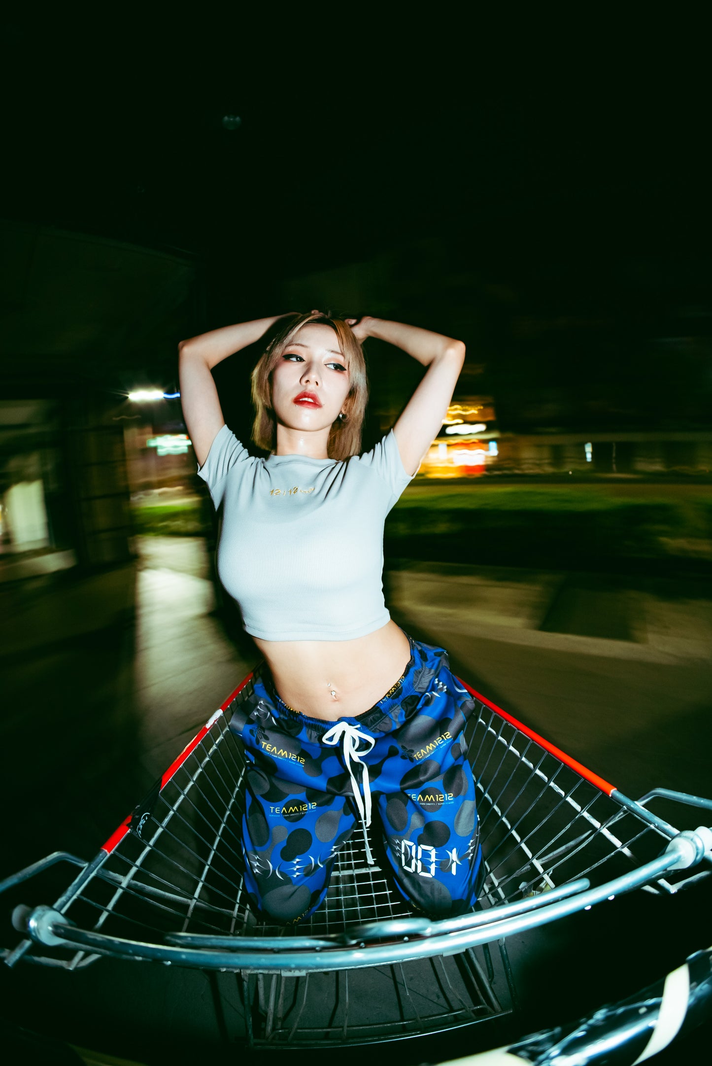 12⋮12am  Elastic Slim-Fit Cropped Tee 彈性修身短版TEE