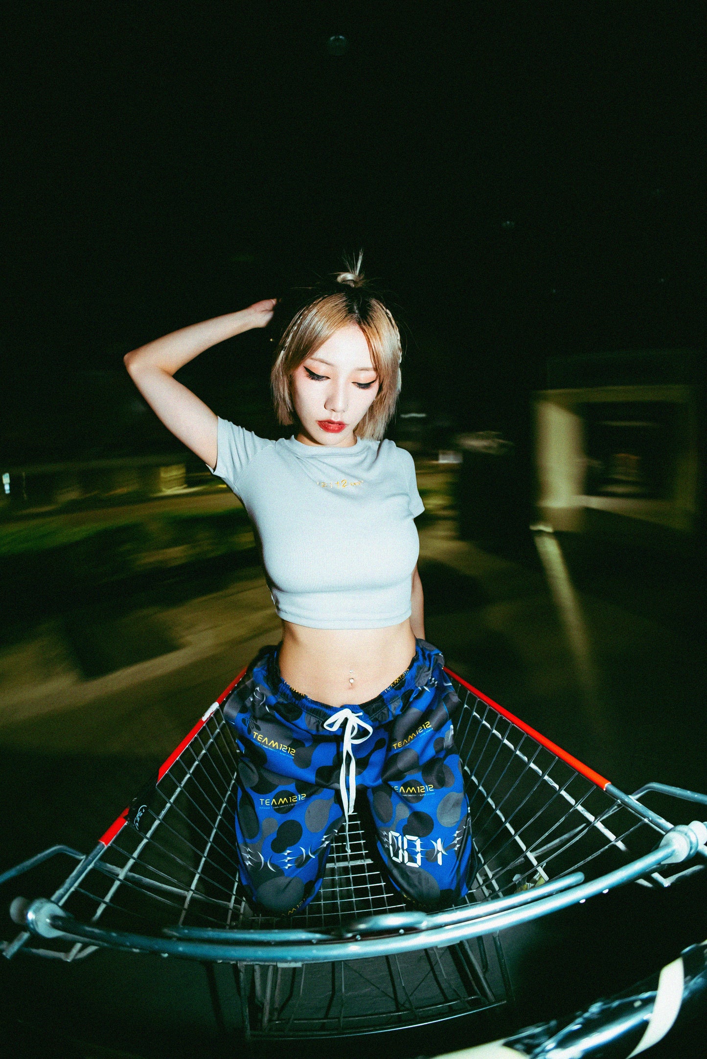 12⋮12am  Elastic Slim-Fit Cropped Tee 彈性修身短版TEE
