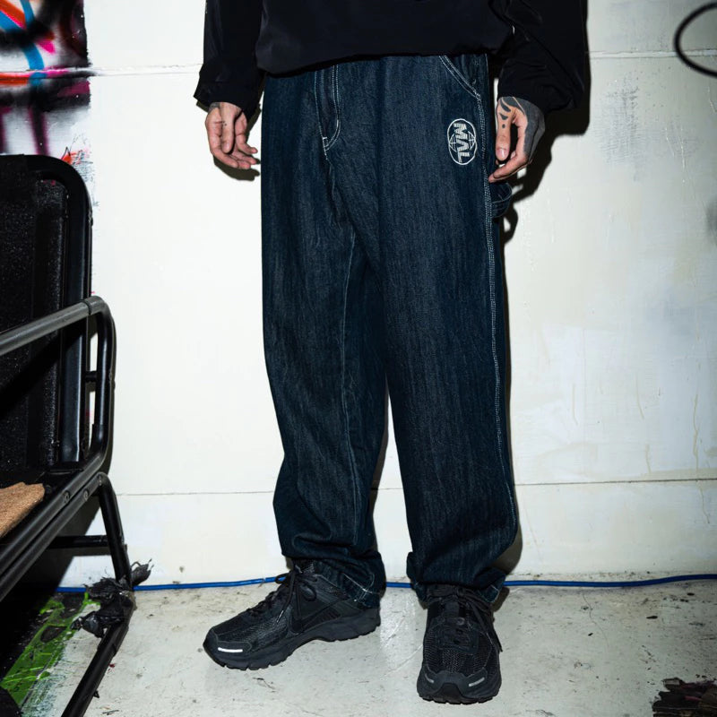 【12⋮12am ™️】Midnight Airlines Painter Jeans