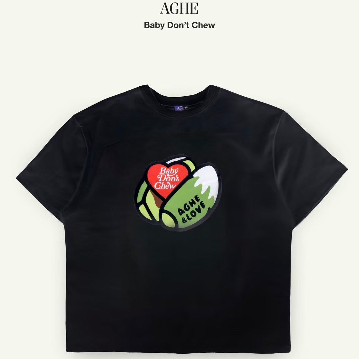 【AGHE】 Baby Don＇t Chew短T Baby Don＇t Chew T-shirt