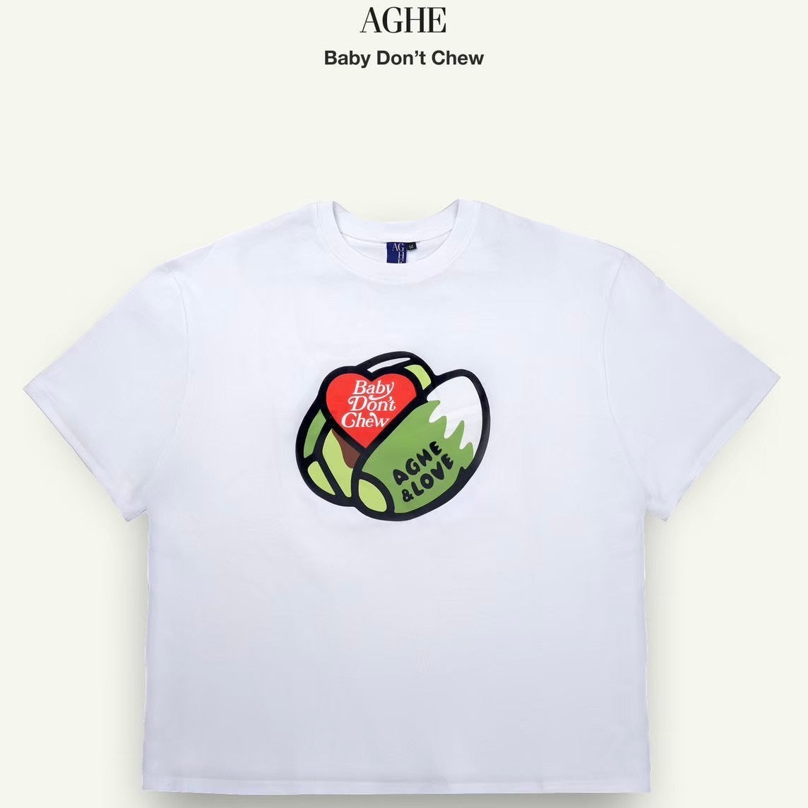 【AGHE】 Baby Don＇t Chew短T Baby Don＇t Chew T-shirt