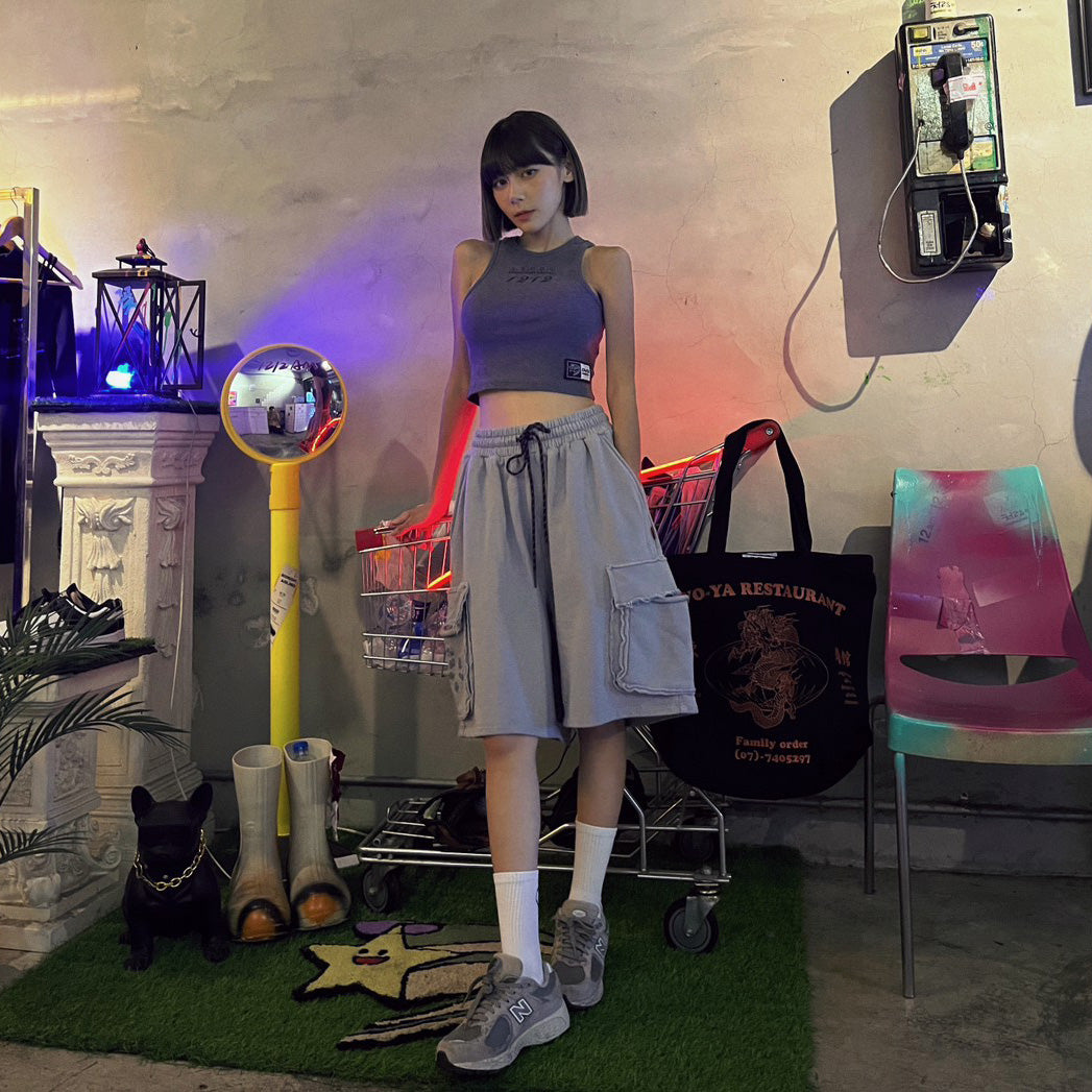 Heavy no edge Cotton Shorts