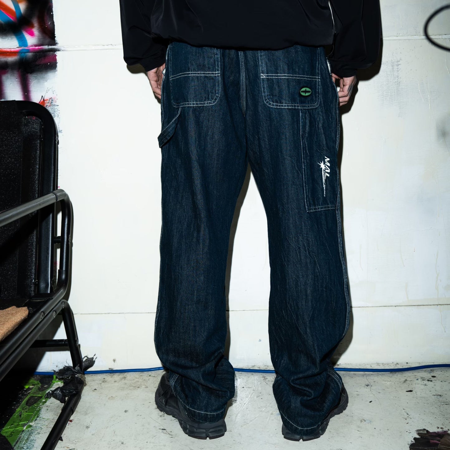 Midnight Airlines Painter Jeans
