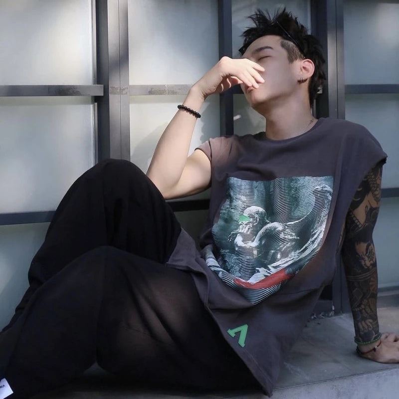 【12:12am】【visual-disorder】SS22 Tarp vest