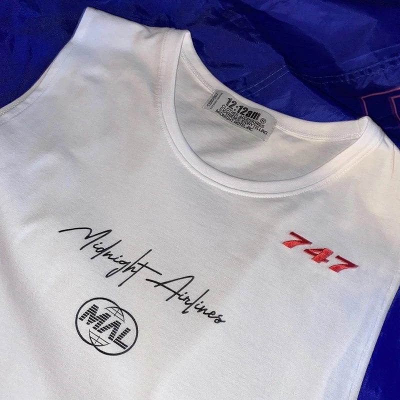 【12:12am】 Midnight Airlines Tank Top