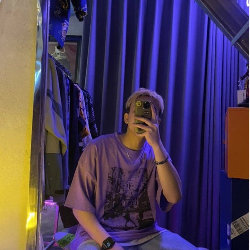 【12:12am】Pure cotton photo top