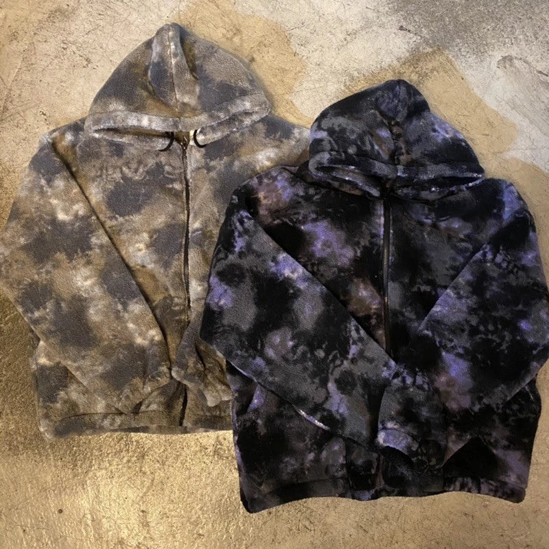 【12:12am】Rendered lambskin hooded jacket
