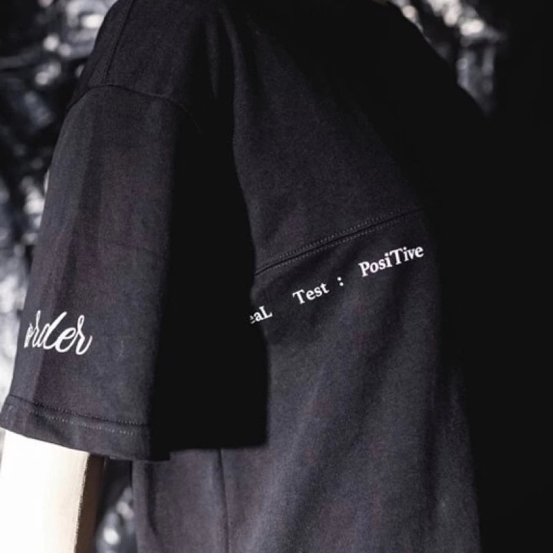 【١٢:١٢ صباحًا】【اضطراب بصري】قميص تي شيرت مطرز بحبل قنب 3M من مجموعة ربيع وصيف ٢٠٢٢