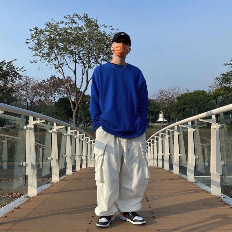 【12:12am】Corduroy pocket wide pants