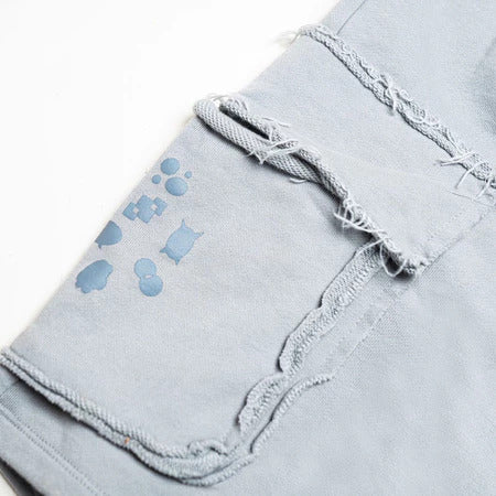 【12:12am】Heavy no edge Cotton Shorts (Gray)