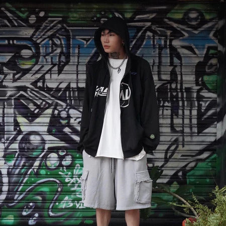 【12:12am】Heavy no edge Cotton Shorts (Gray)